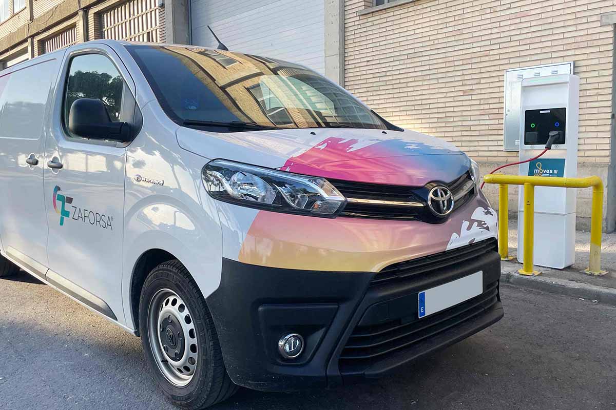 flota de vehículos electricos en Zaforsa